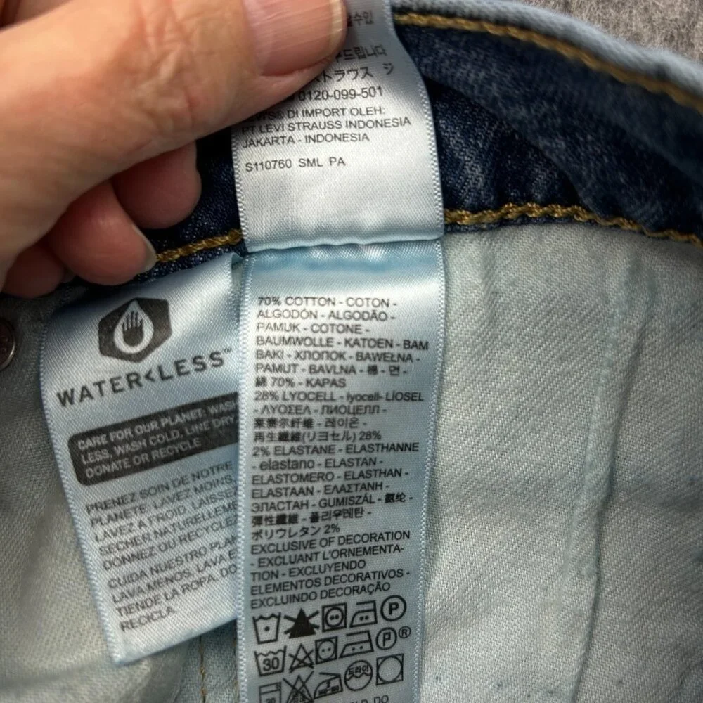 Levi's 514 Straight Fit Jeans Men's Size 40 X 32 Mid Rise Medium Wash Denim
